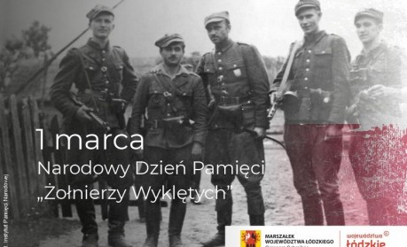 plakat obrazujący żołnierzy wyklętych 